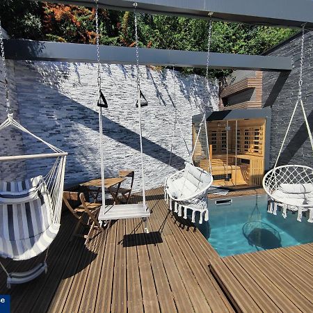 Sky House Agen Logement détente avec Spa Jacuzzi Sauna Hammam Extérieur photo