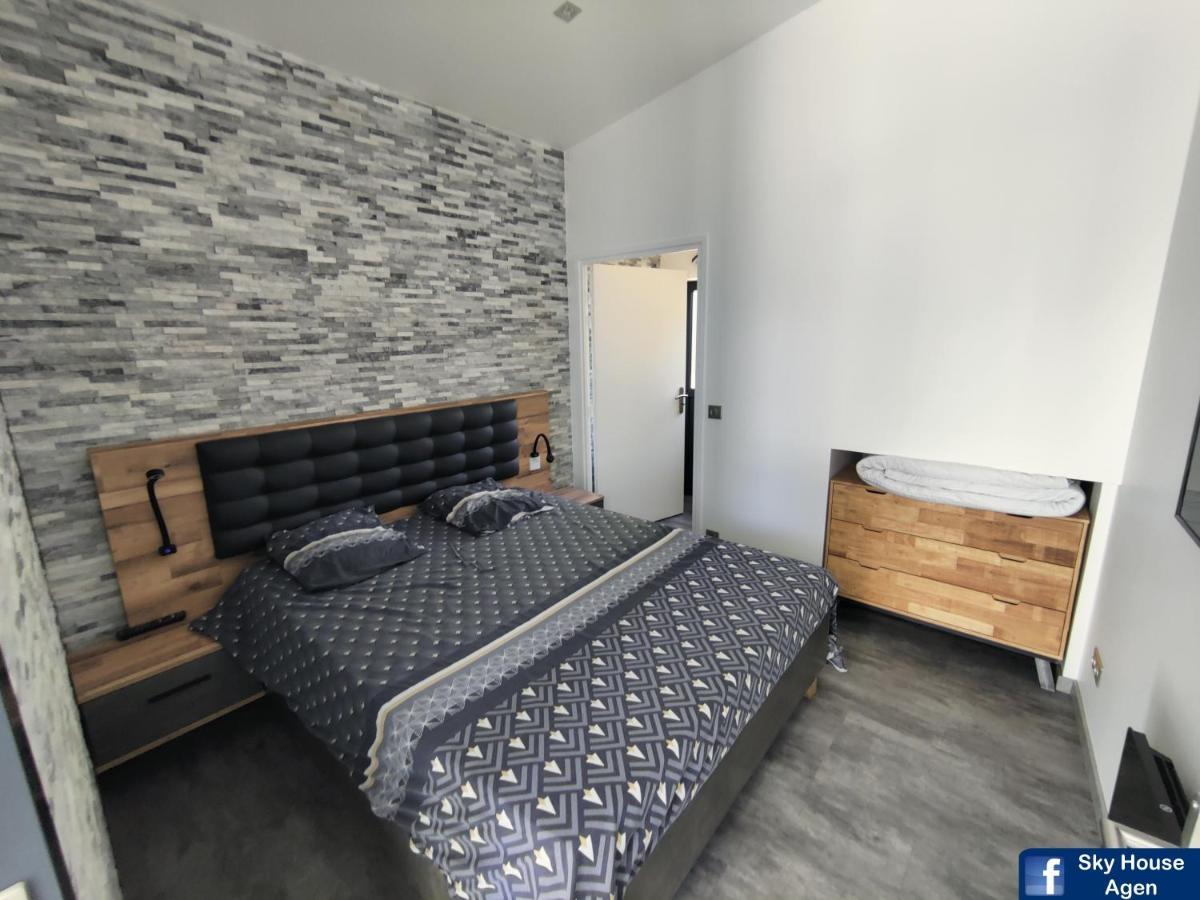 Sky House Agen Logement détente avec Spa Jacuzzi Sauna Hammam Extérieur photo